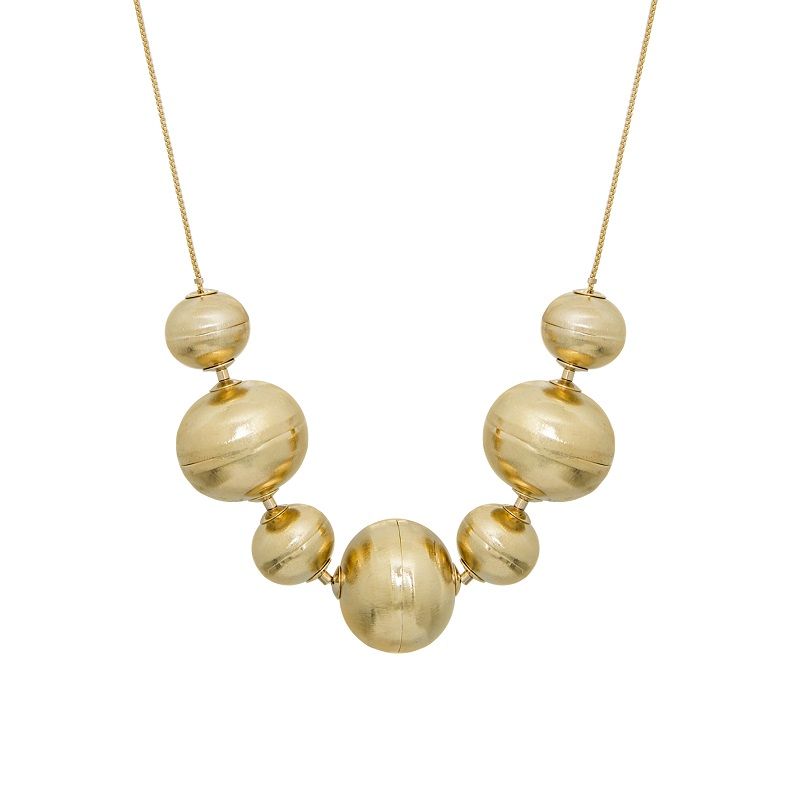 Miniatura Colar Le Diamond Rayane Longo Dourado