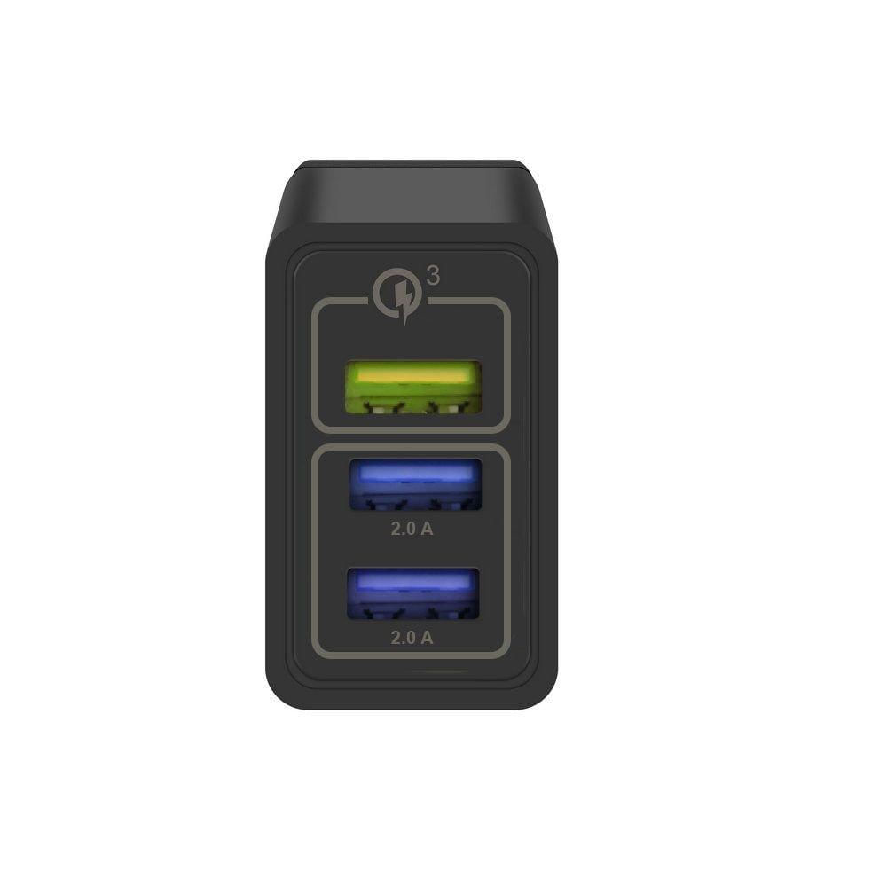 Miniatura Carregador Turbo Triplo - Preto - Gorila Shield