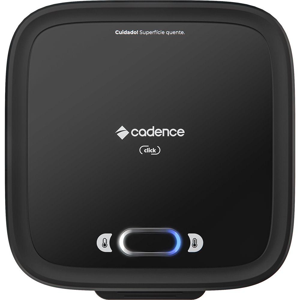 Miniatura Sanduicheira Cadence Click Preto 127V - SAN 400