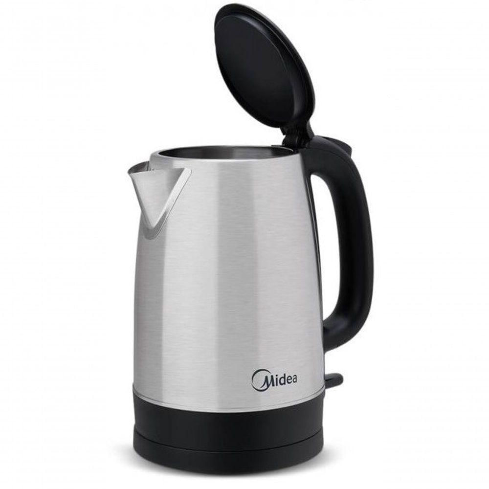 Miniatura Chaleira Eletrica Midea 1,7l 1600w Com Desligamento Automatico - Inox 220V