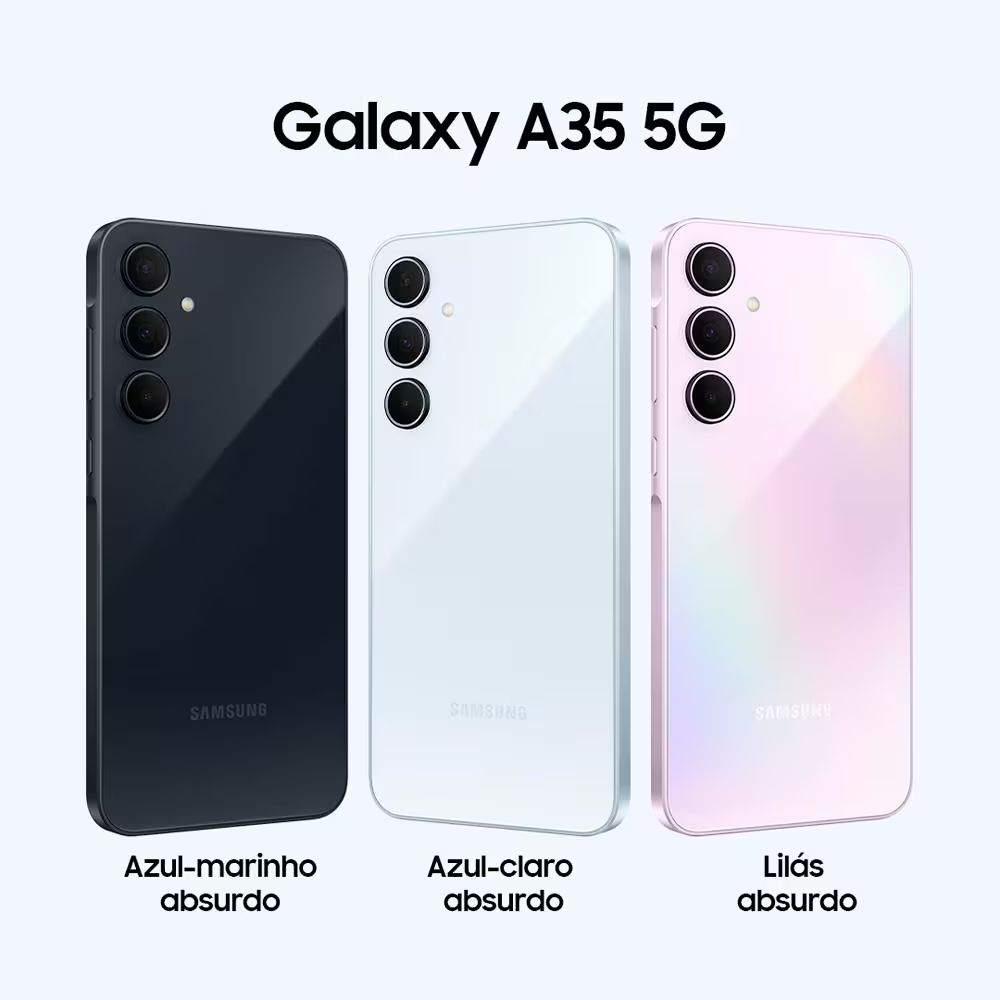 Miniatura Usado: Samsung Galaxy A35 5G 256GB Azul Escuro Muito Bom - Trocafone
