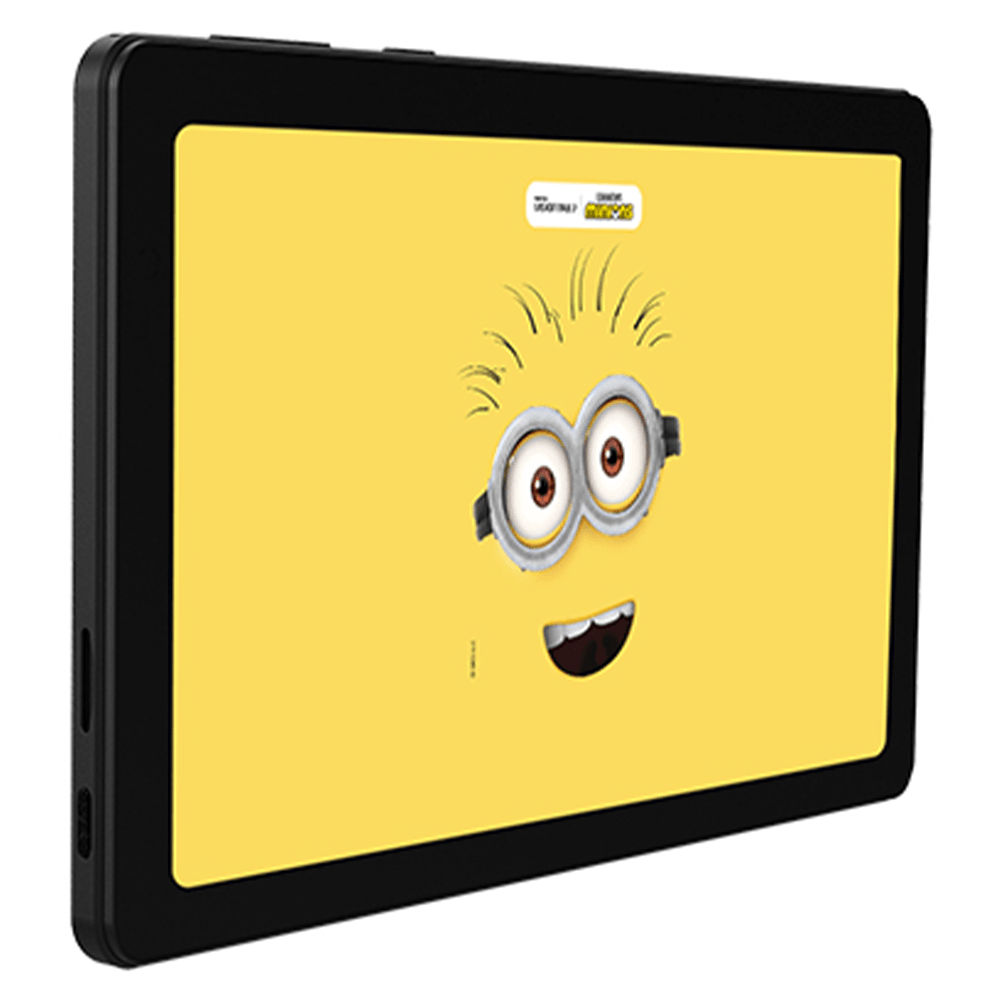 Tablet Positivo Vision Tab 7 Minions - Octa-Core 3GB RAM 64GB, 7” IPS, Android 14  Go, Wi-fi - Capa e Bolsa - Preto