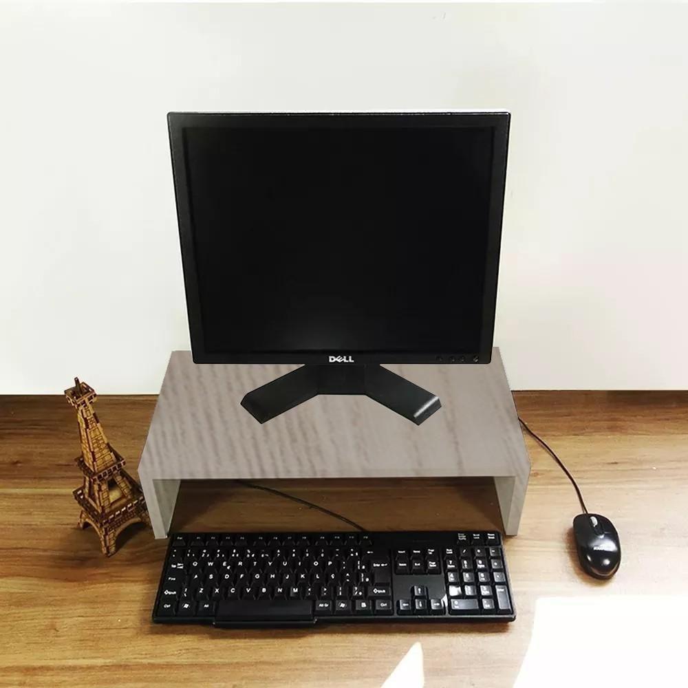 Miniatura Suporte Para Monitor Em Mdf Madeirado [f031]