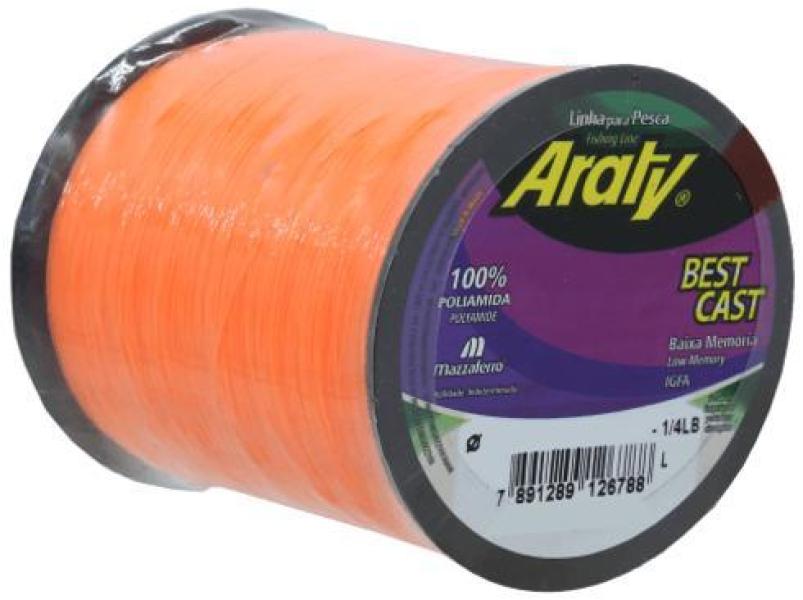 Miniatura Linha Pesca Araty Best Cast Monofilamento 0,30Mm 1238 Metros
