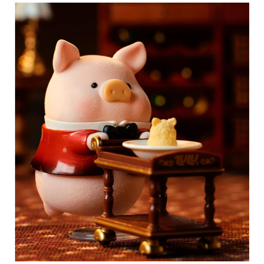 Miniatura Bilnd Box, Caixa Surpresa, Coleção Lulu The Piggy Pigchelin Restaurant da Série 1PC - Brinquedos Colecionáveis Fofos Surpresa de Porquinho, Maidimiao