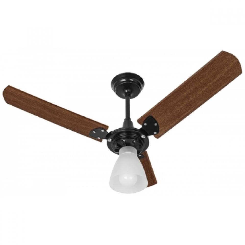 Miniatura Ventilador Teto 3Pas 127V Preto Economic Ventus Arge 1423