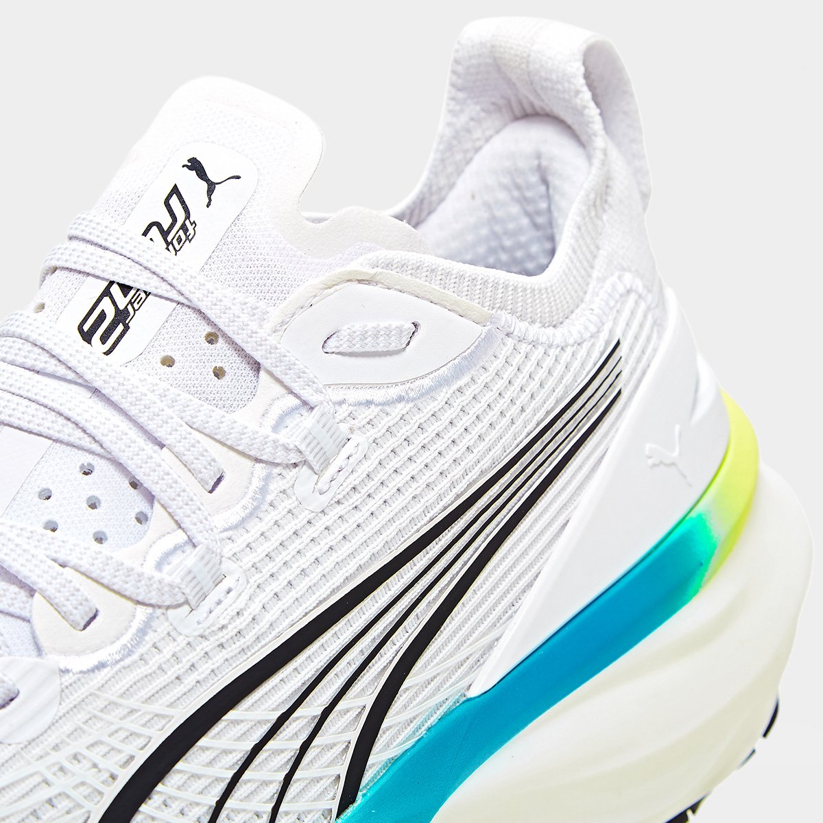 Tênis Puma Forever Run Nitro 2 Masculino Branco+Azul - 39