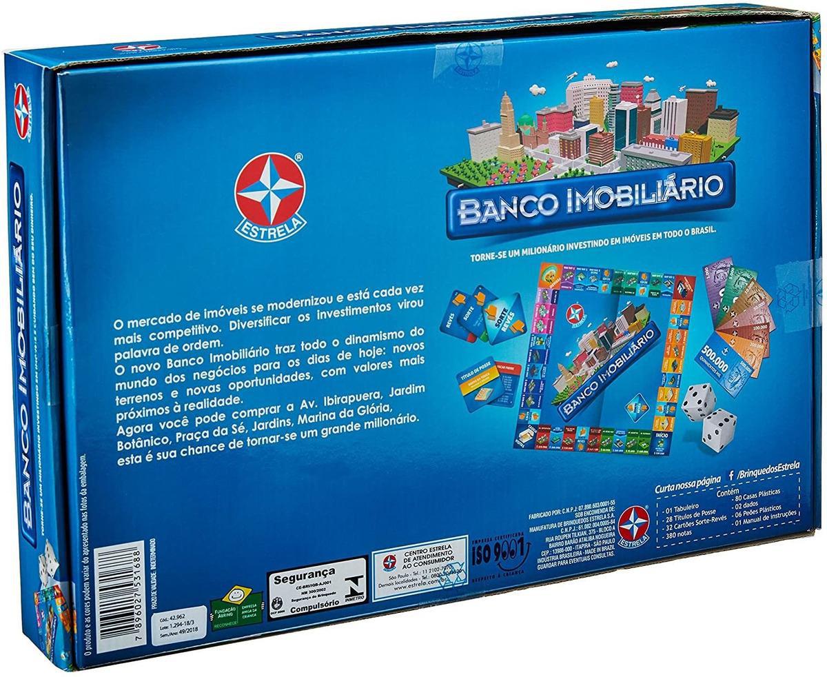 Miniatura Kit Jogos De Tabuleiro Banco Imobiliário E Jogo Da Vida