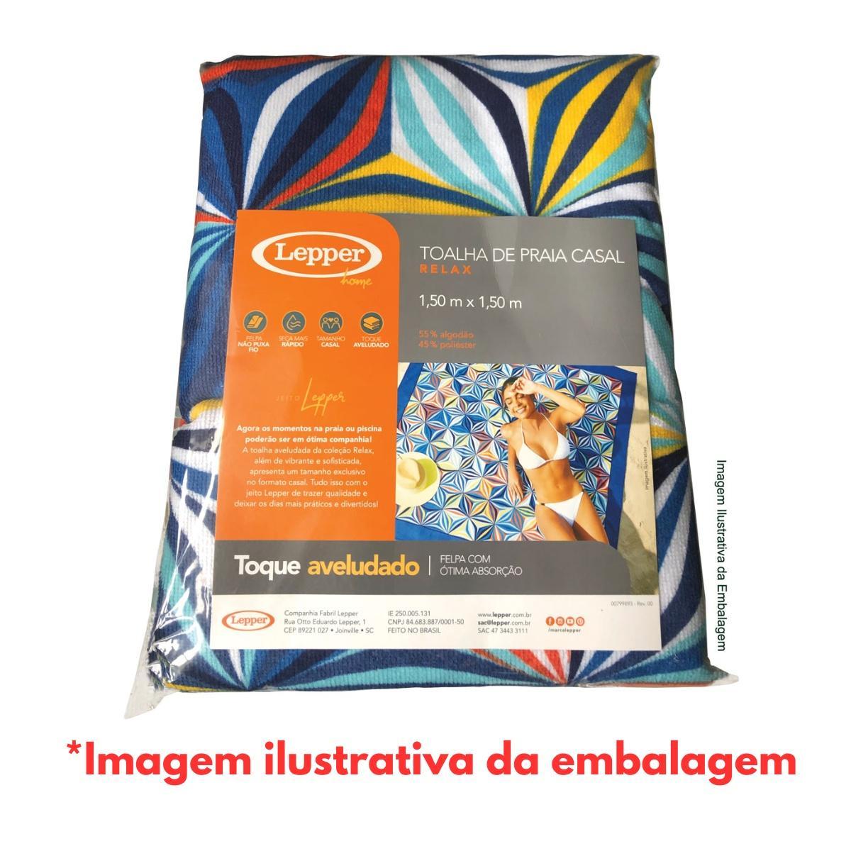 Miniatura Toalha De Praia Grande Talismã 1,50M Quadrada Areia Lepper