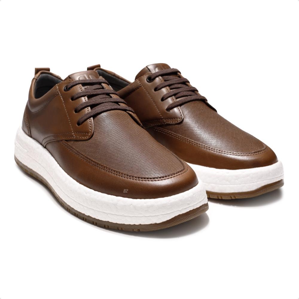 Miniatura Sapatênis Democrata Drake Pulse Casual Masculino Marrom / Cobre - 37