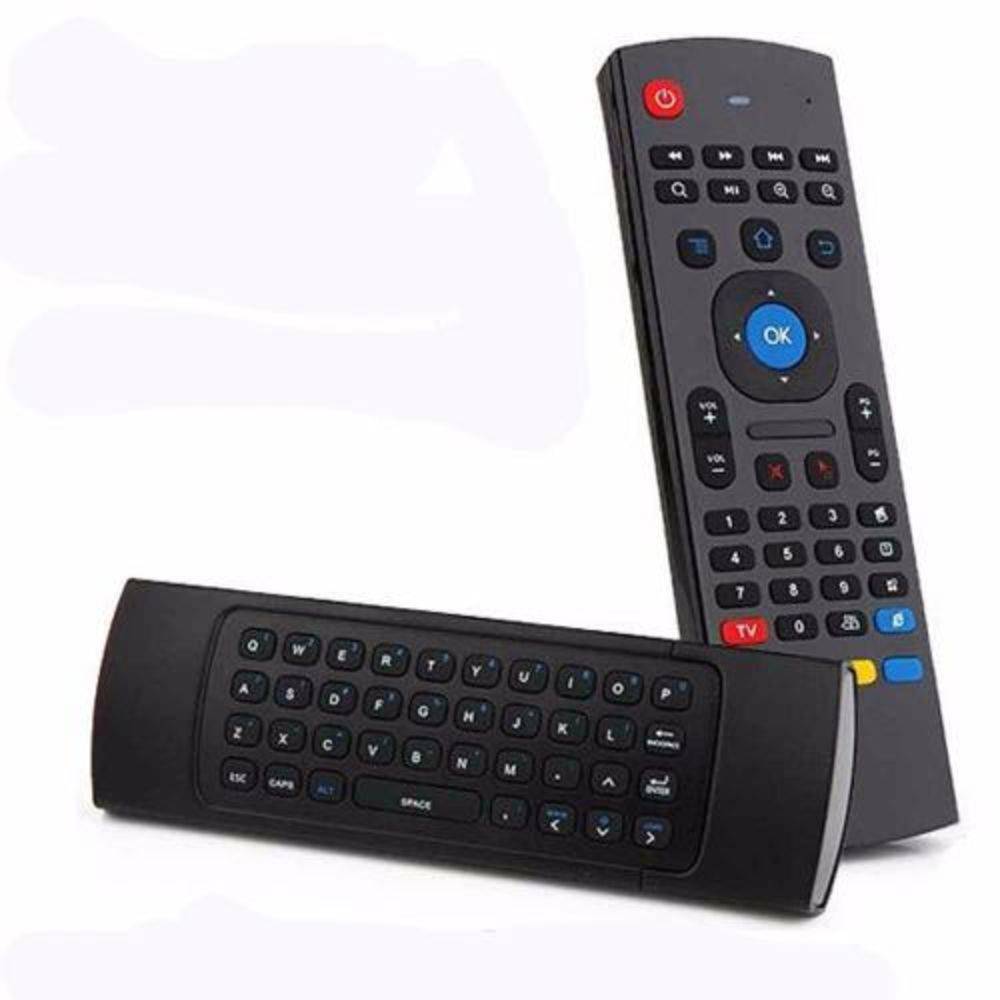 Miniatura Air mouse wireless controle remoto smart tv pc t2