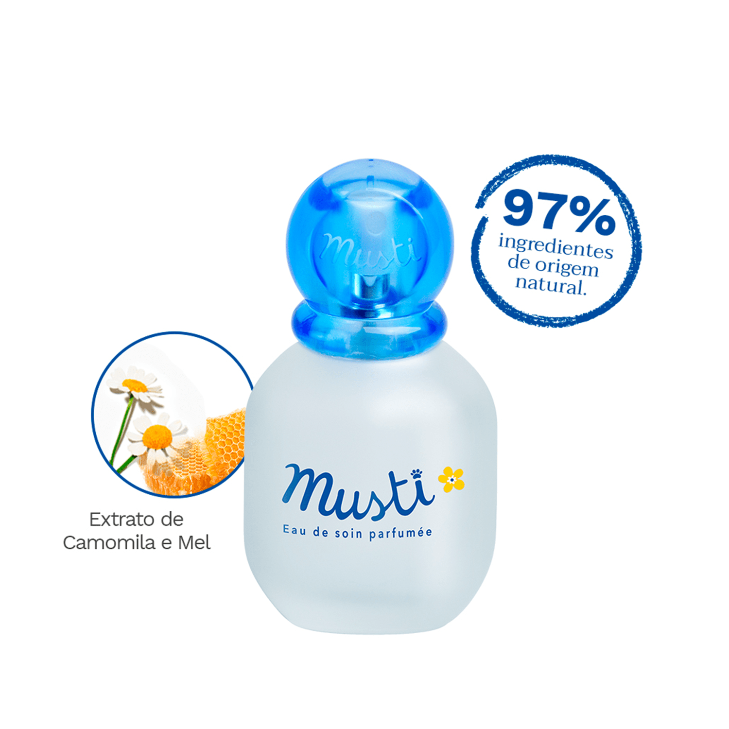 Musti Bebê Mustela Eau de Soin - Perfume Infantil 50ml