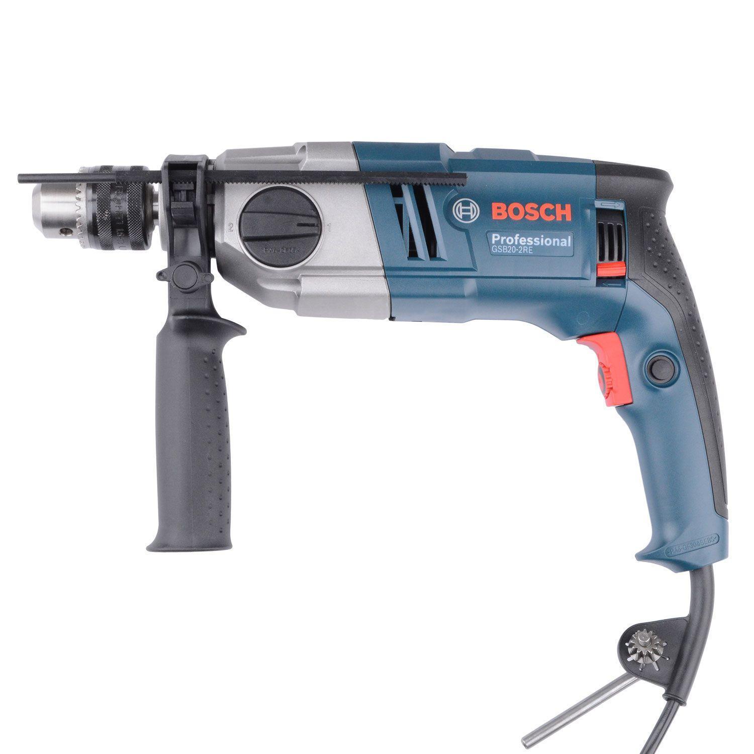 Miniatura Furadeira De Impacto Com Alto Desempenho 800W Bosch-Gsb202Re