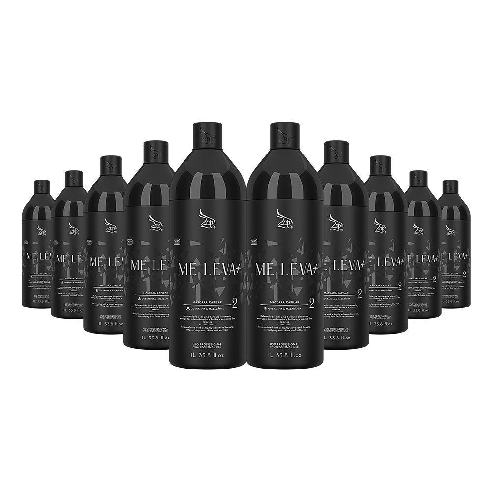Miniatura Kit 10 Escovas Progressivas Zap Me Leva Black Passo 2 1 Litro