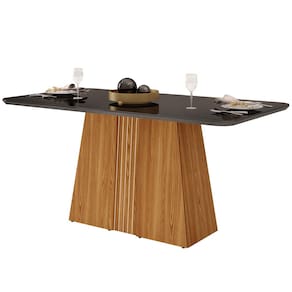 Miniatura Mesa de Jantar DJ Móveis Raquel Plus com 6 Cadeiras Ginger/Kraft