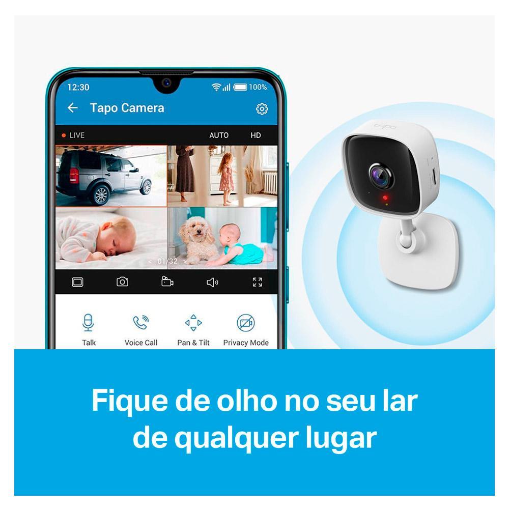 Miniatura Câmera de Segurança Wi-Fi 1080 Full HD TP-Link Tapo C100