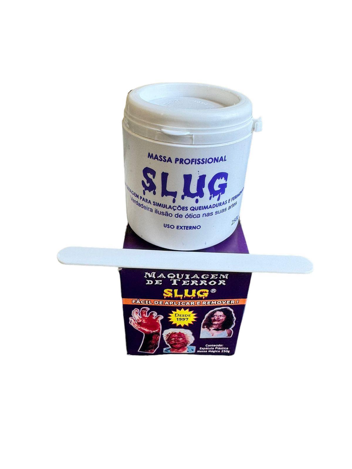 Miniatura Massa Maquiagem De Terror Efeitos Moldavel Slug 250 Gr