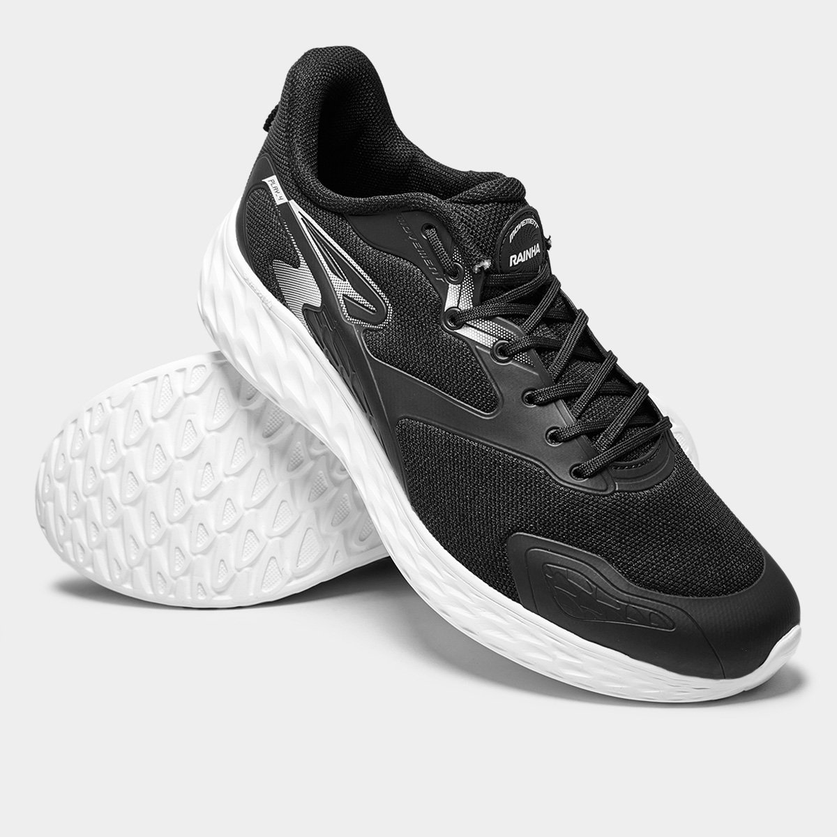 Miniatura Tenis Rainha Play IV Preto+Branco - 35