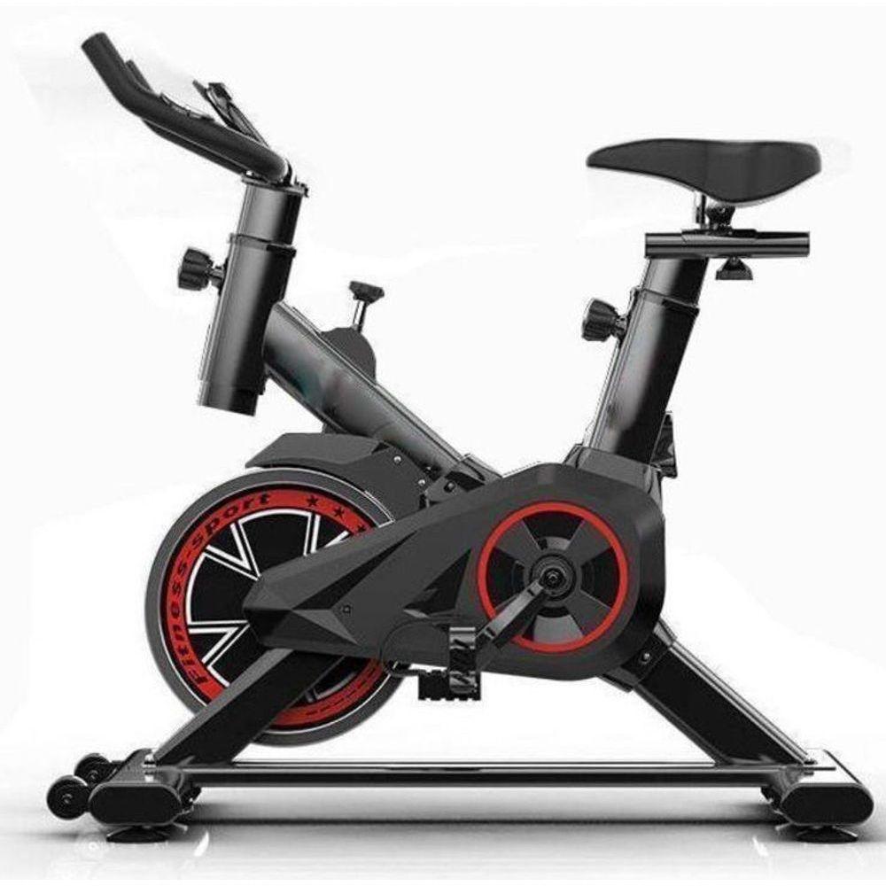 Bicicleta Ergométrica Fitness Para Cardio E Musculação Com Base 8 Kg Inercia