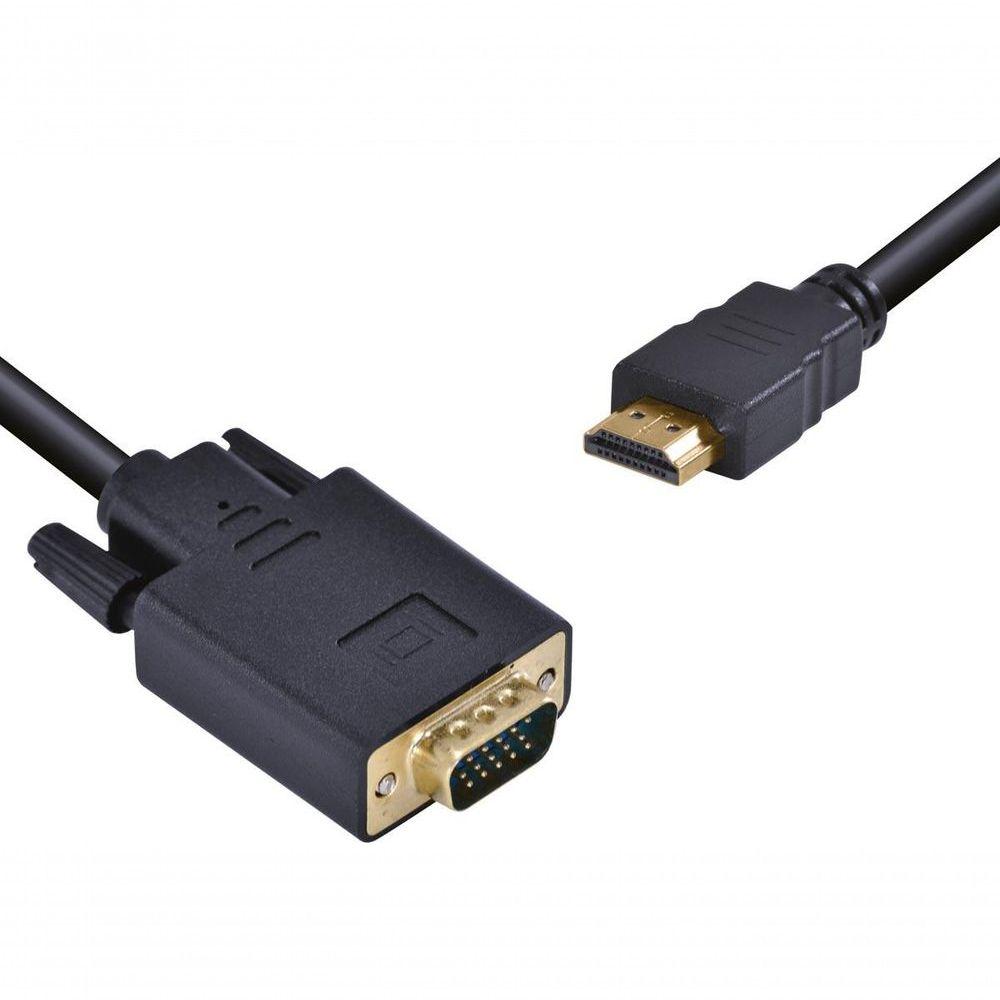 Miniatura Cabo Conversor Hdmi X Vga 1080i 30cm