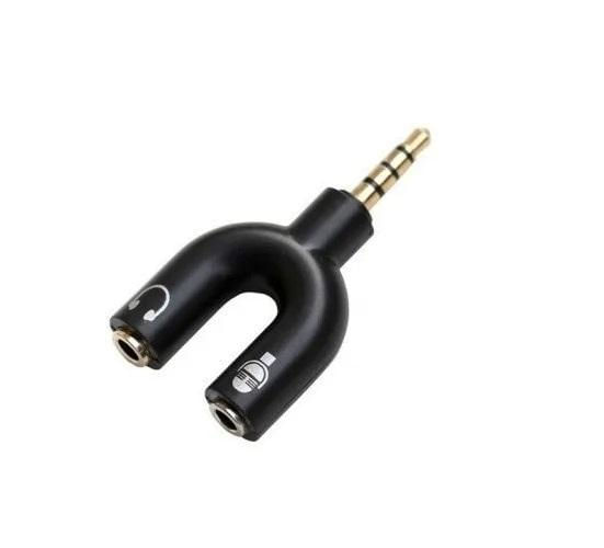 Miniatura Adaptador P2/P3 Para Fone E Microfone Em Smartphones