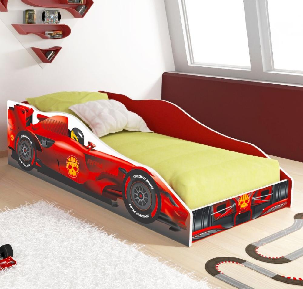 Miniatura Mini Cama Carro F1 RPM - Fórmula F1 - Vermelho - Lojas RPM