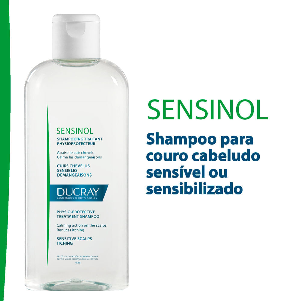 Miniatura Sensinol Ducray Shampoo para Couro Cabeludo Sensível ou Sensibilizado 200ml