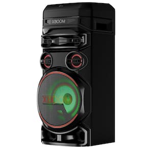 Miniatura Torre de Som Acústica LG XBOOM RNC7 com Multi Bluetooth, Karaokê, Entrada de Microfone e Guitarra
