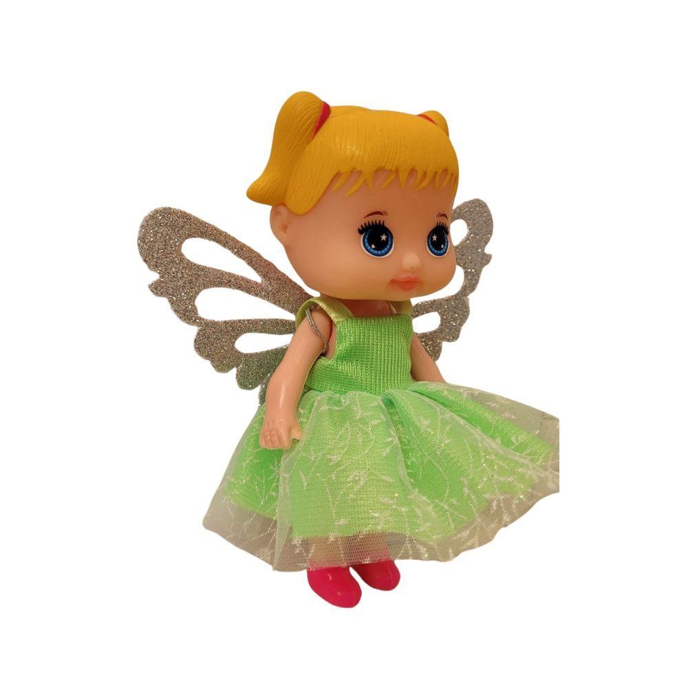 Miniatura Boneca Lolinha Fadinha Verde - Anjo Toys