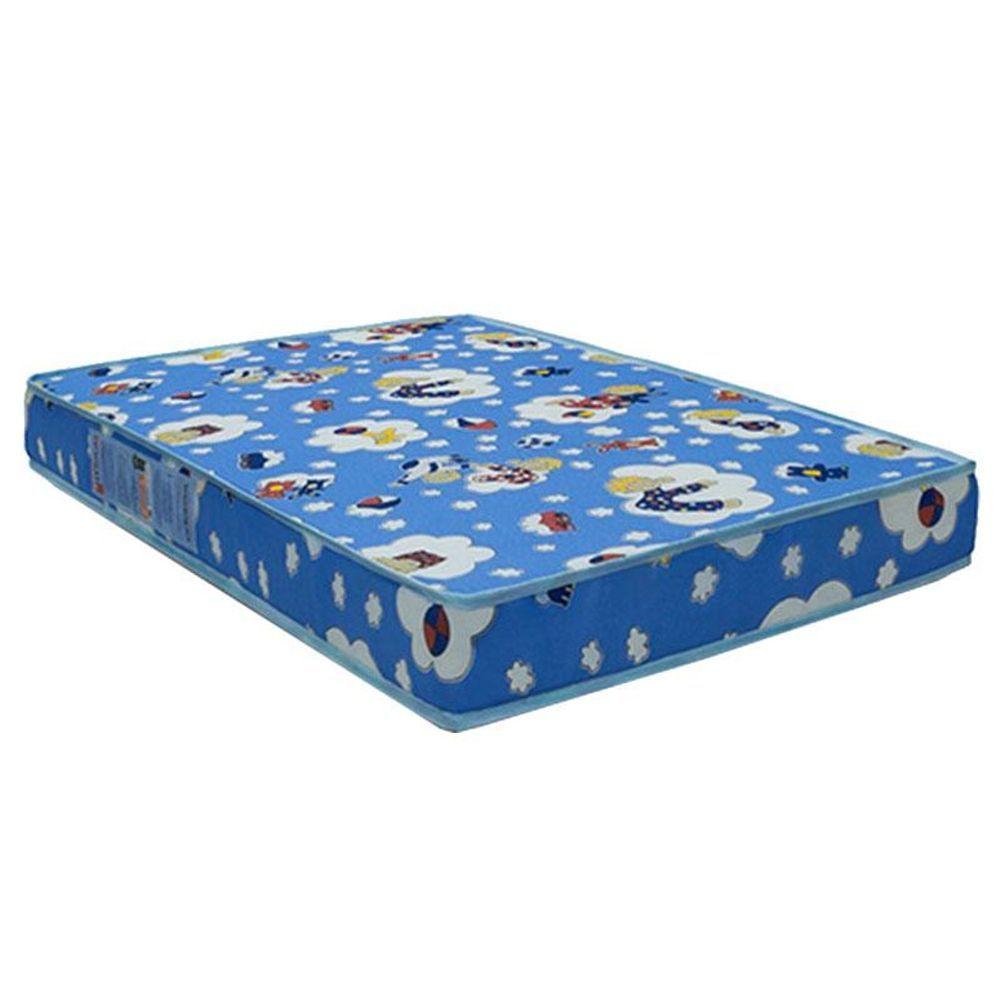 Miniatura Berço Americano Mirelle E Guarda Roupa Infantil Ariel 4 Portas Off White Bétula Com Colchão Ortobom- Carolina Baby