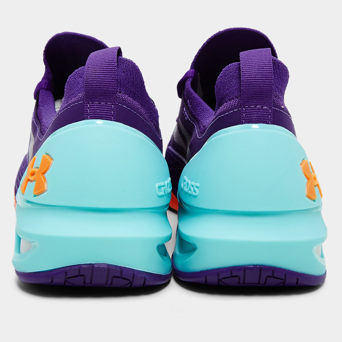 Miniatura Tênis Under Armour Tribase Cross 2 Masculino Roxo+Azul - 40