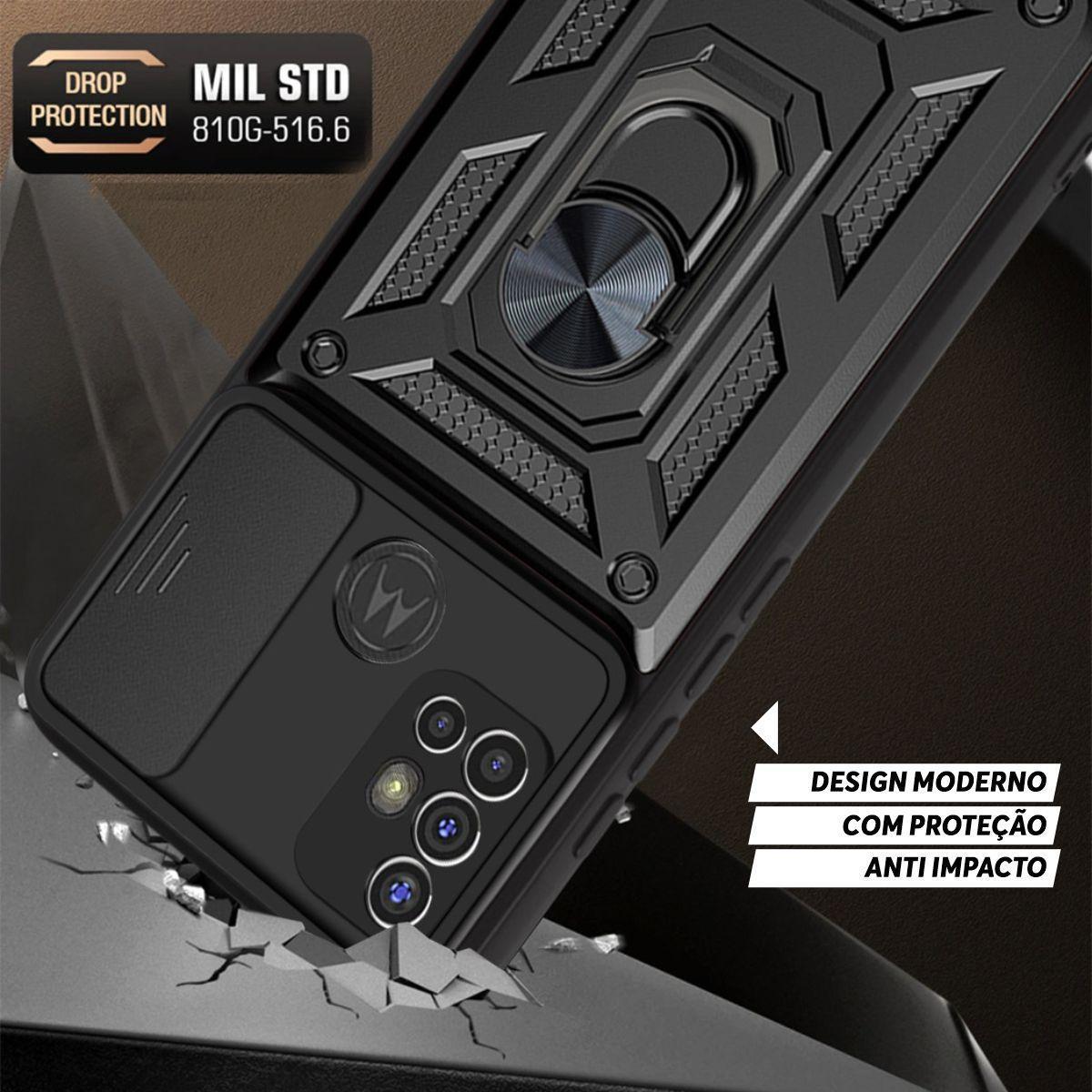Miniatura Capa Capinha Case Para Motorola Moto G20 - Protetora Militar