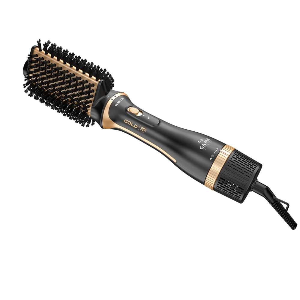 Miniatura Escova Secadora 2 Cabeças Gold Ion Argan 3D Bivolt Escova Secadora 2 Cabeças Gold Ion 3D Bivolt