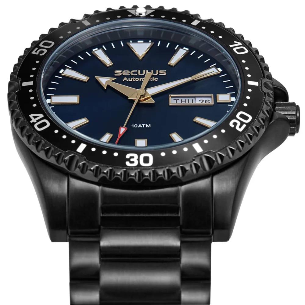 Miniatura Relógio Seculus Diver Automático 44237GPSVPA4 Preto