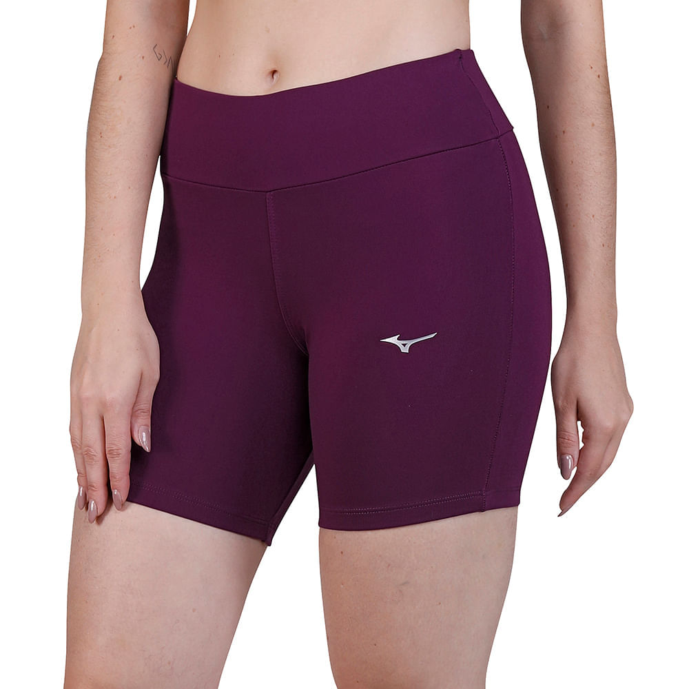 Miniatura Bermuda de Treino Feminina Mizuno Essence Vermelho - M