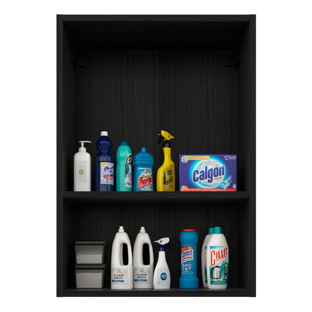 Armário Lavanderia Com 2 Portas Ibiza Multimóveis Preto