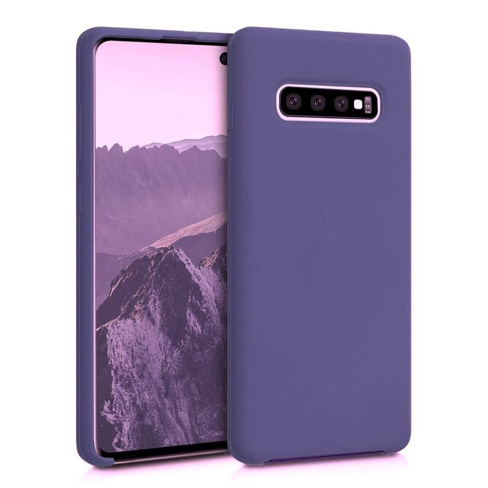 Miniatura Capa Case Samsung Galaxy S10E Silicone Protective Cover Roxa