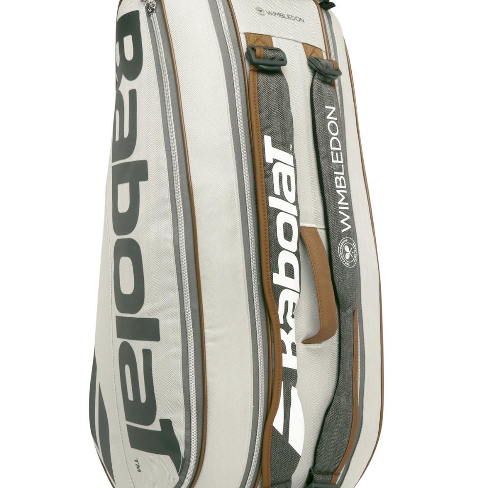 Raqueteira Babolat Wimbledon X6 Cinza e Marrom
