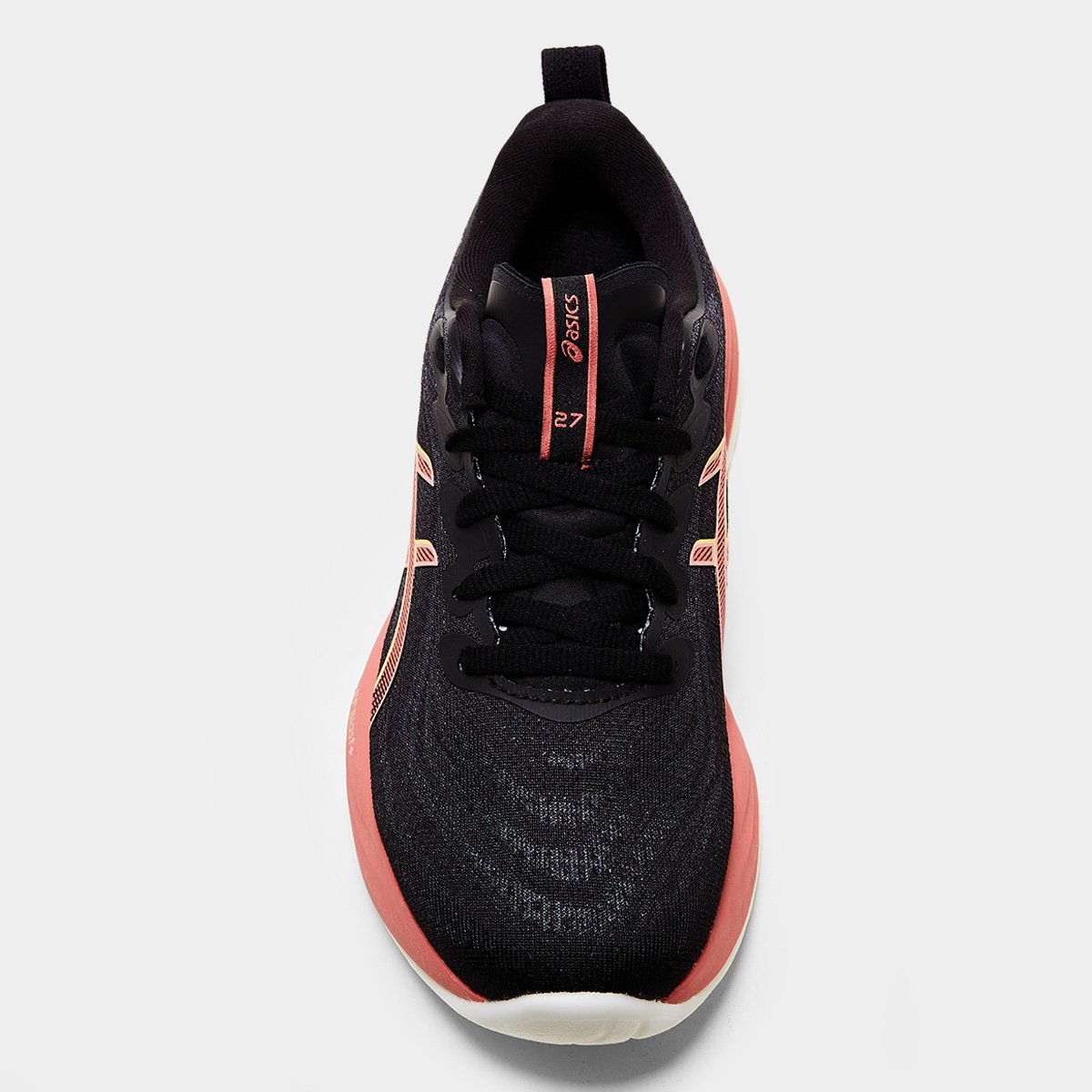 Miniatura Tênis Asics Gel Cumulus 27 Feminino Preto+Laranja - 34