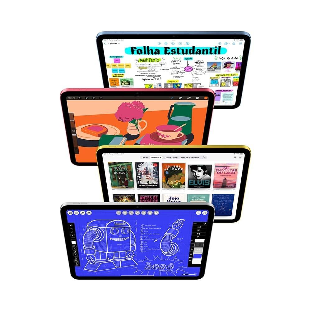 Miniatura iPad Apple 11" A16, Wi-Fi, 128GB, Câmera 12MP, Prateado - MD3Y4BZ/A