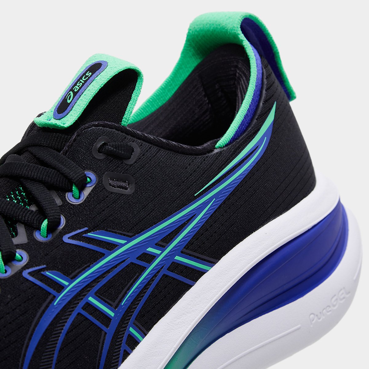 Tênis Asics Gel-Nimbus 28 Masculino Preto+Azul - 38