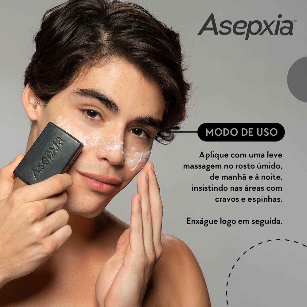 Sabonete Antiacne Asepxia Detox 80g