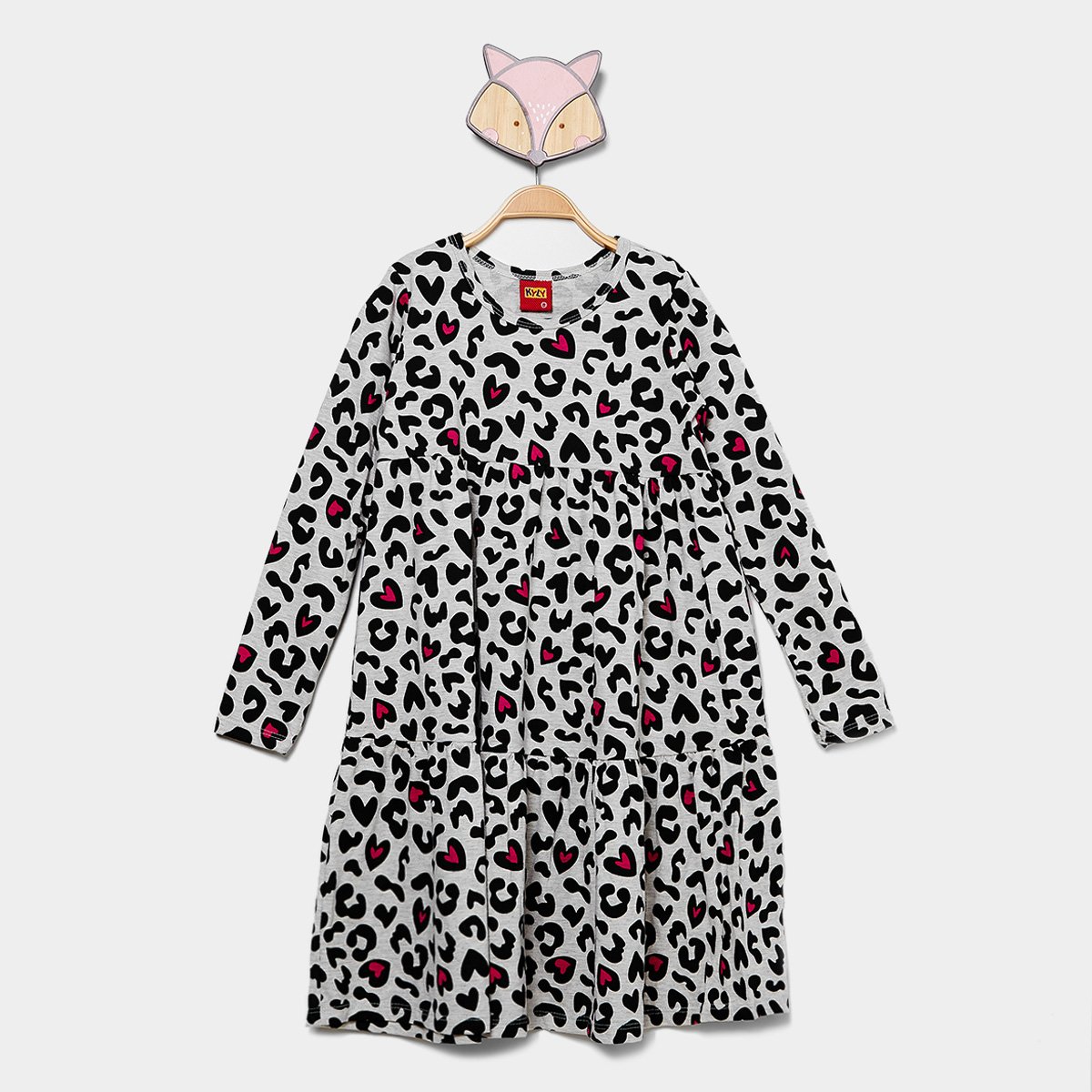 Miniatura Vestido Infantil Kyly Menina Mescla - 4A