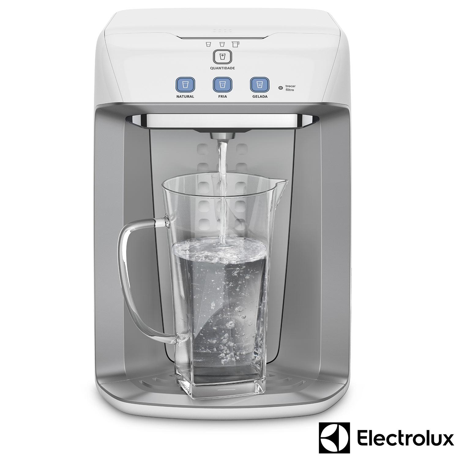 Miniatura Purificador de Água Electrolux - Gelada, Fria e Natural Elétrico Branco (PA21G) Bivolt