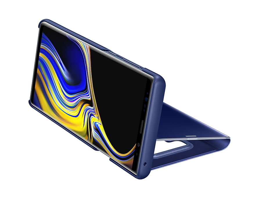 Capa Note9 Samsung Clear View Standing Cover Note 9 - Azul