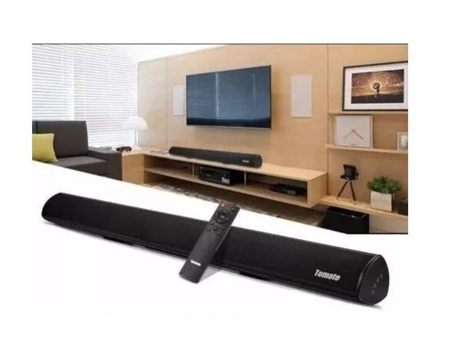 Miniatura Caixa Som Soundbar Bluetooth Mts-2018 Tomate 120W