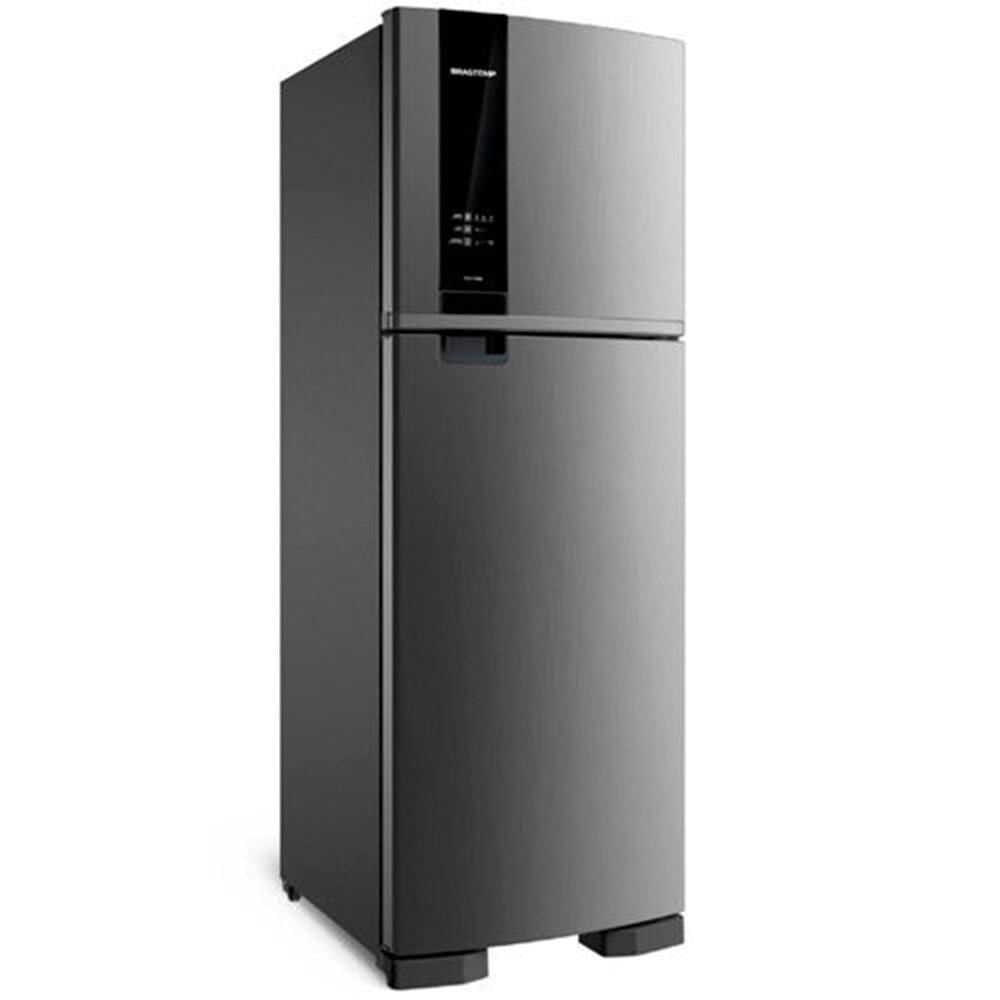 Miniatura Geladeira Brastemp Frost Free Duplex Inox 375 Litros BRM45JK 110 Volts