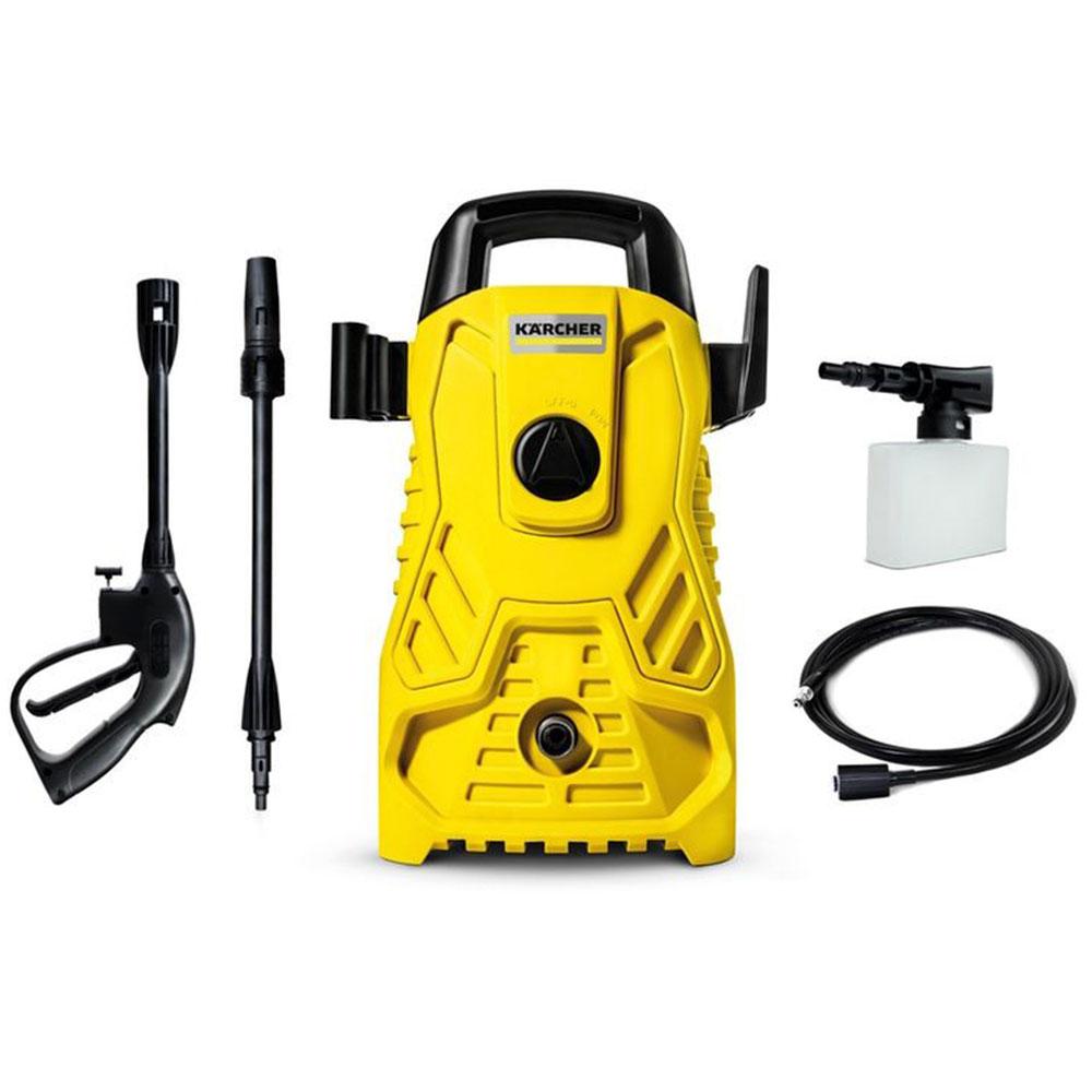 Miniatura Lava Jato de Alta Pressão, Kärcher 1500 libras, com Aplicador de Detergente 220 Volts