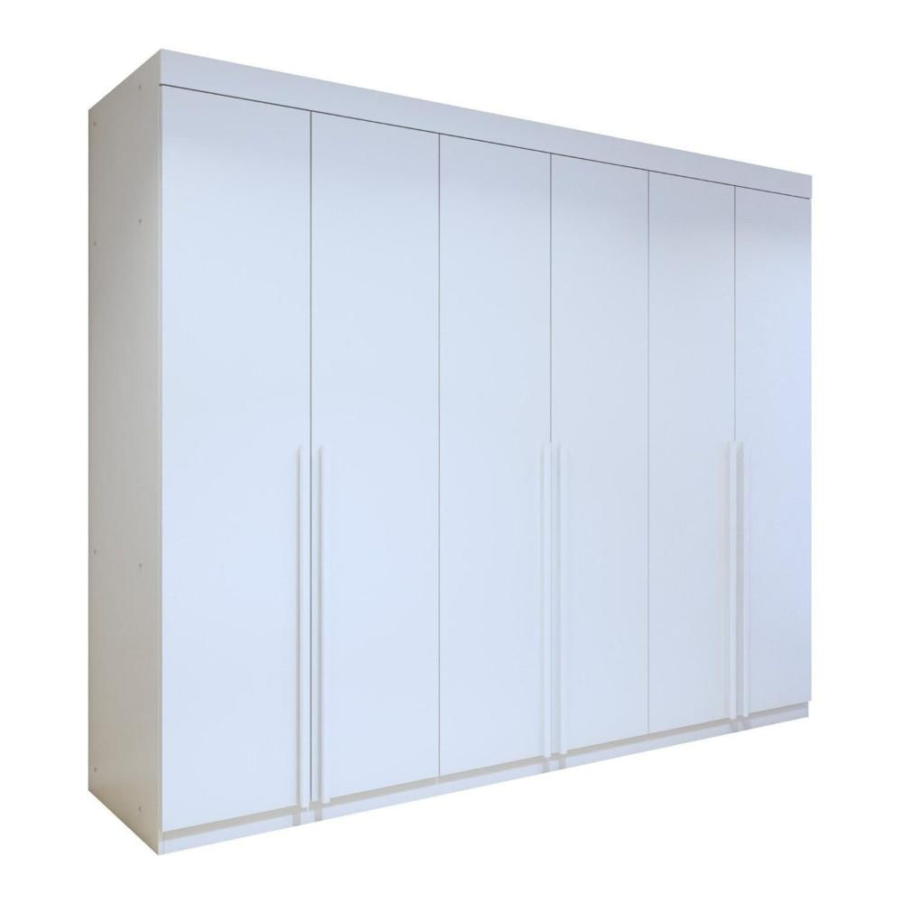 Miniatura Guarda-roupa 6 Portas 100% Mdf Versatil Branco