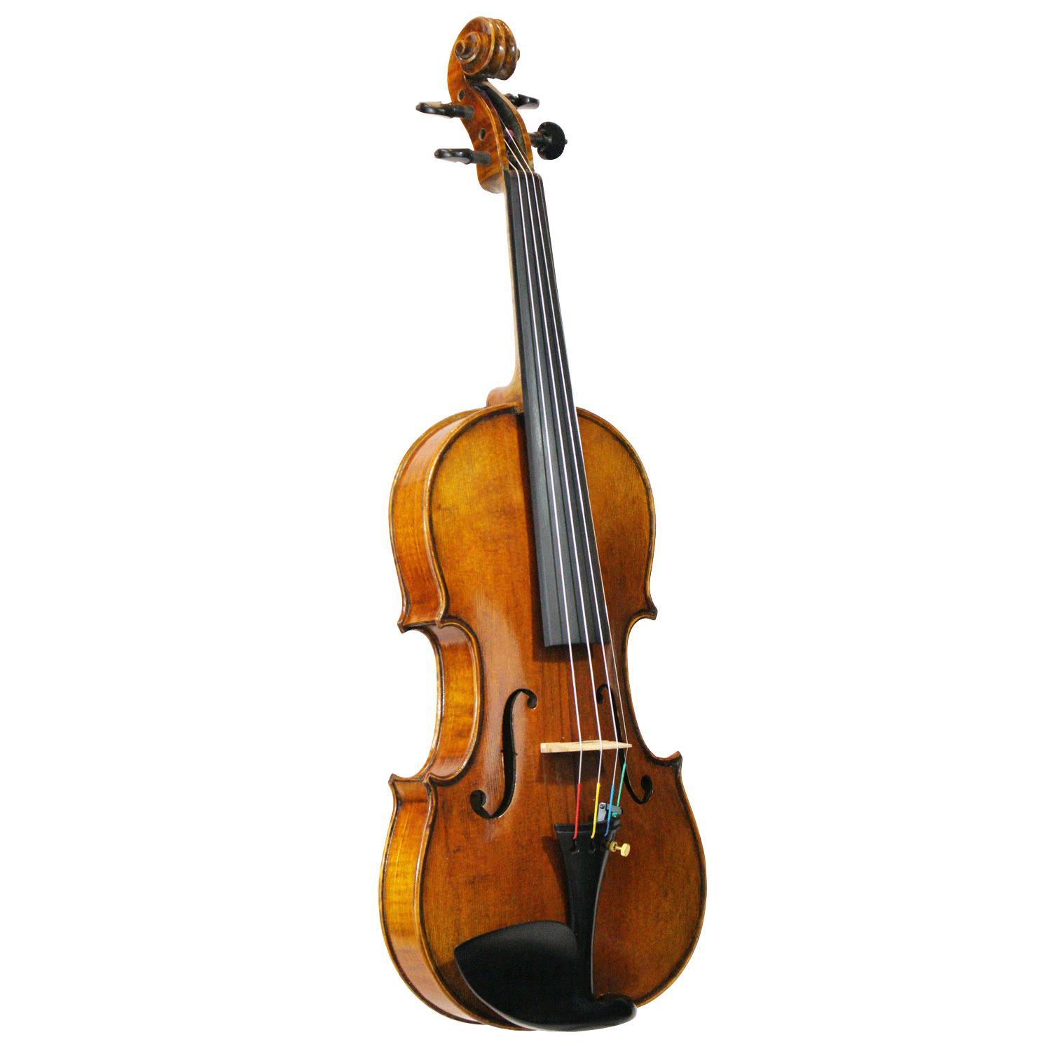 Miniatura Violino Feito À Mão Verniz À Óleo 4/4 Fundo Inteiro